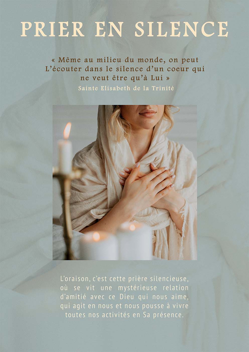 Prier en silence